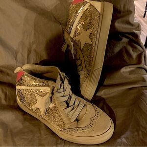 Golden Star High-Top Sneakers